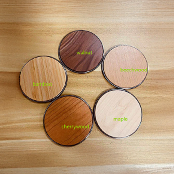 Natural Wood Qi Fast Wireless Charger