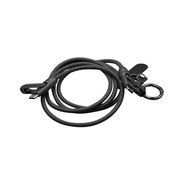 USB C to C Lanyard Charging Braided Cable – 100W