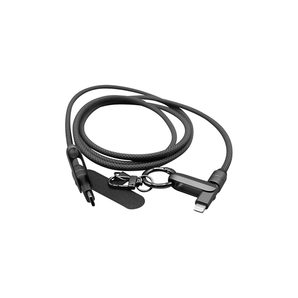 USB C to Lightning Lanyard Charging Braided Cable – 30W