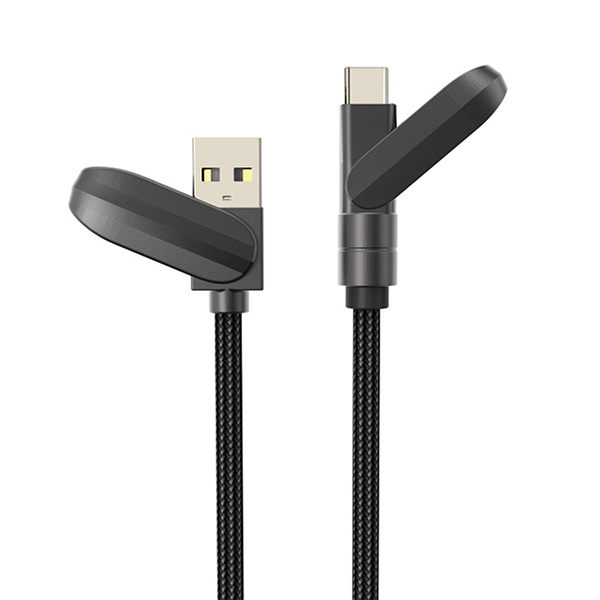 USB A to C Lanyard Charging Braided Cable – 66W - Image 3